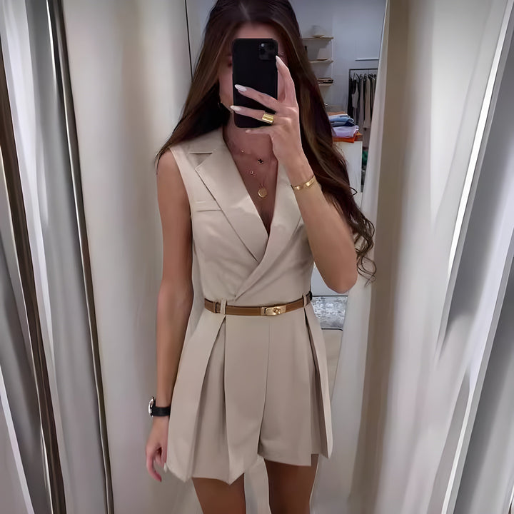 LS | Women Chic Office Romper