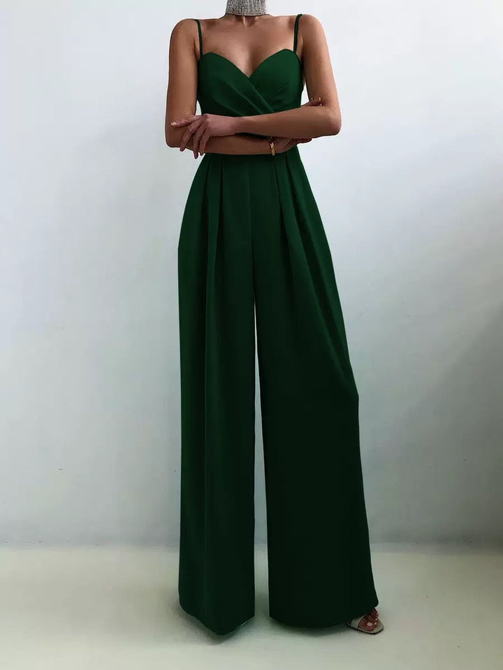 LS | Women Chic Sweetheart Neck Jumpsuit