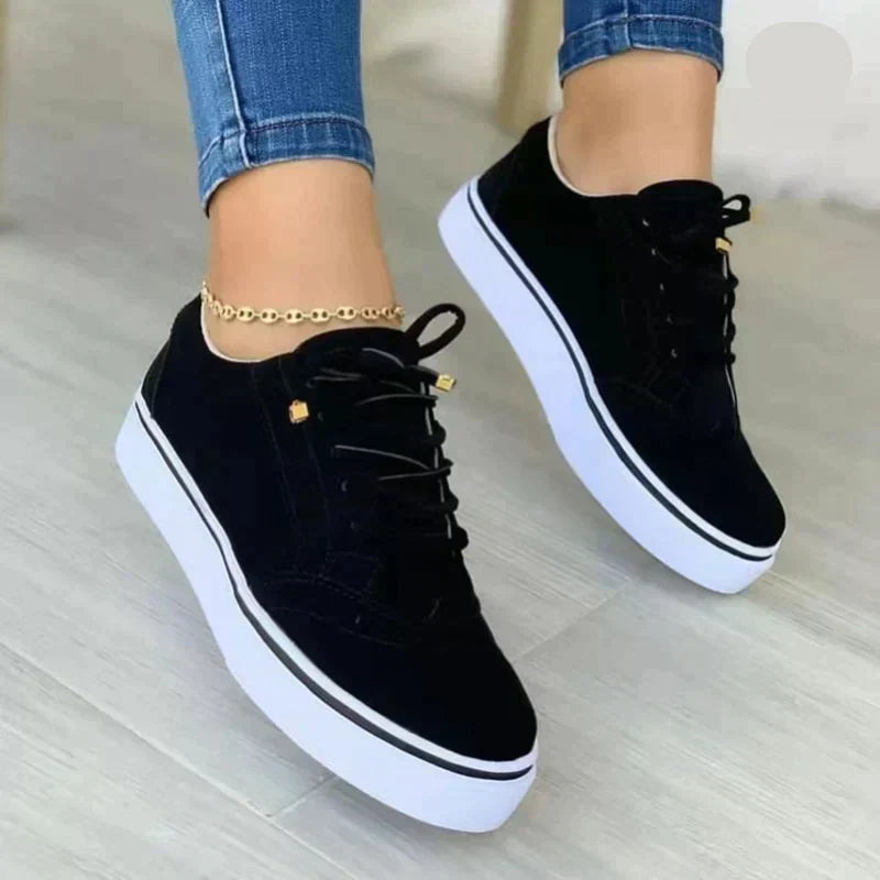 LS | Women Classic Brogue Platform Sneakers