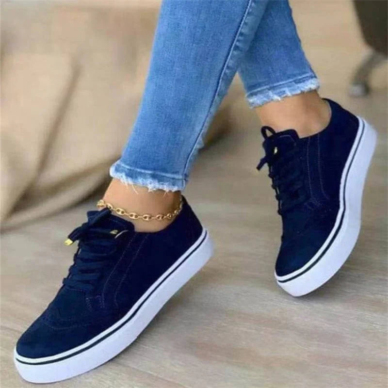 LS | Women Classic Brogue Platform Sneakers