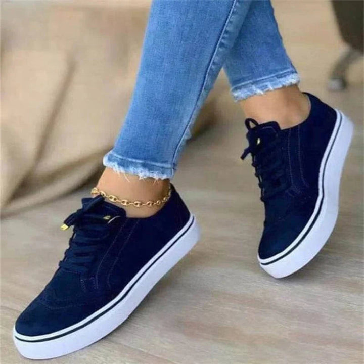 LS | Women Classic Brogue Platform Sneakers