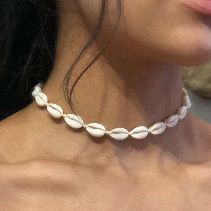 LS | Women Coastal Shell Choker Necklace