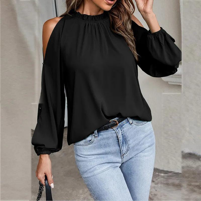 LS | Women Cold Shoulder Blouse