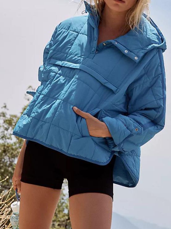 LS | Women Comfortable Quilted Hoodie Jacket