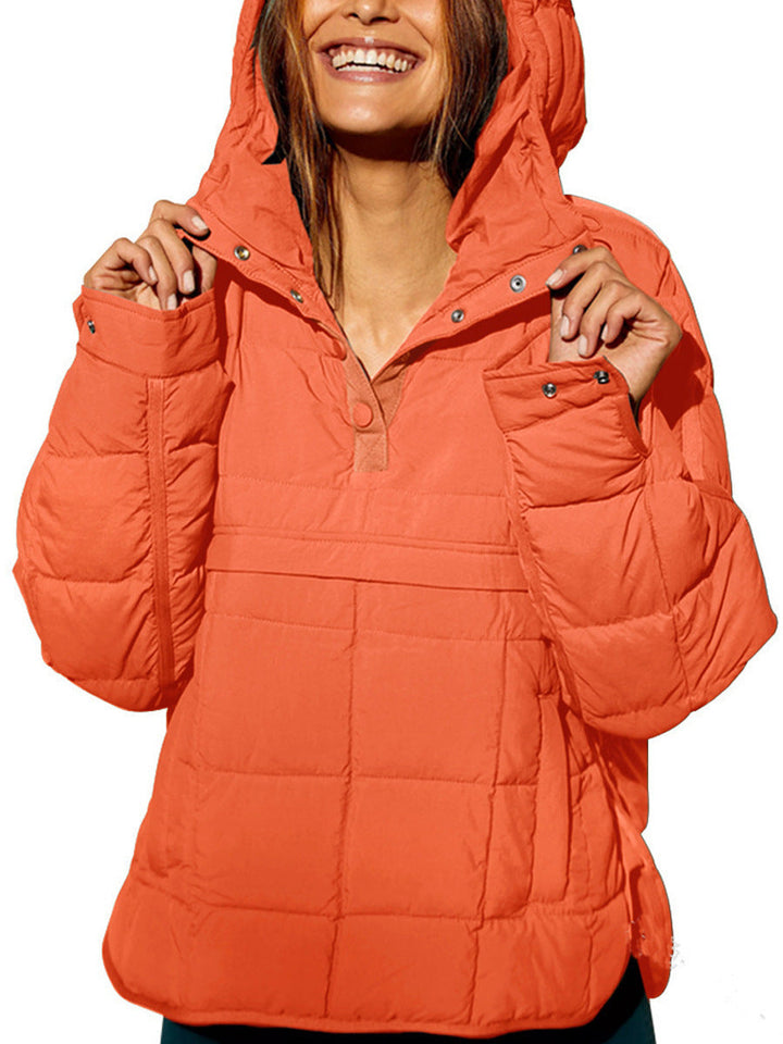 LS | Women Comfortable Quilted Hoodie Jacket