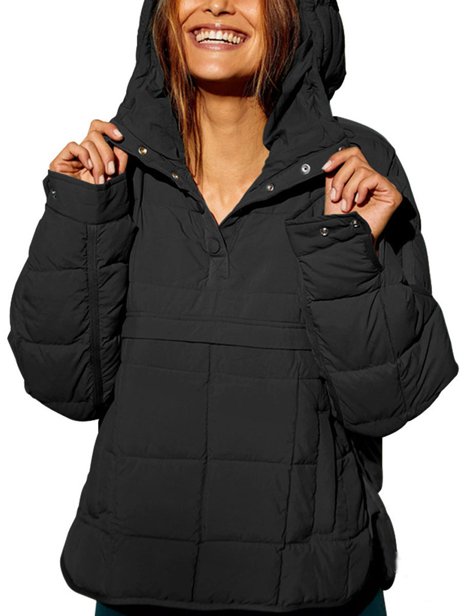 LS | Women Comfortable Quilted Hoodie Jacket