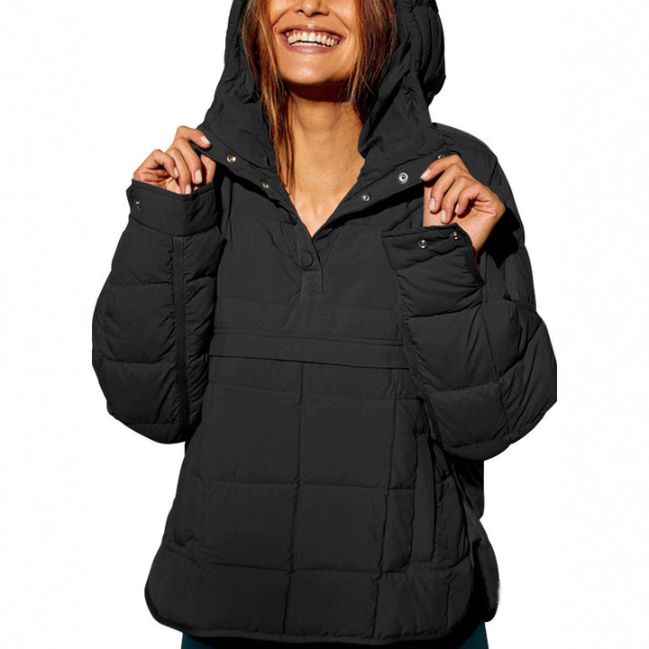 LS | Women Comfortable Quilted Hoodie Jacket