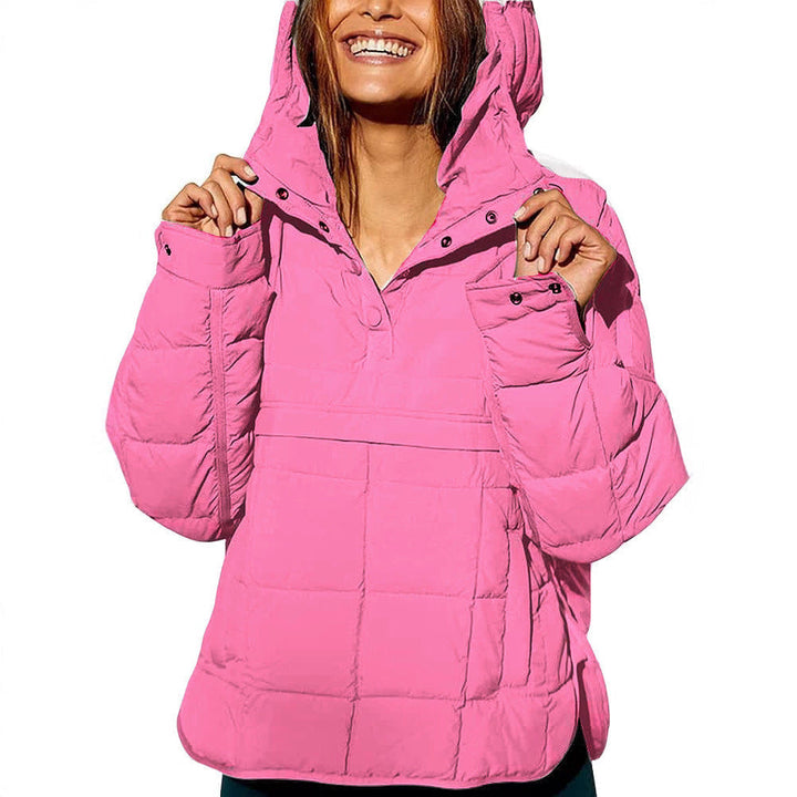 LS | Women Comfortable Quilted Hoodie Jacket