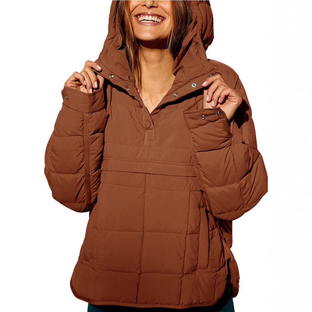 LS | Women Comfortable Quilted Hoodie Jacket