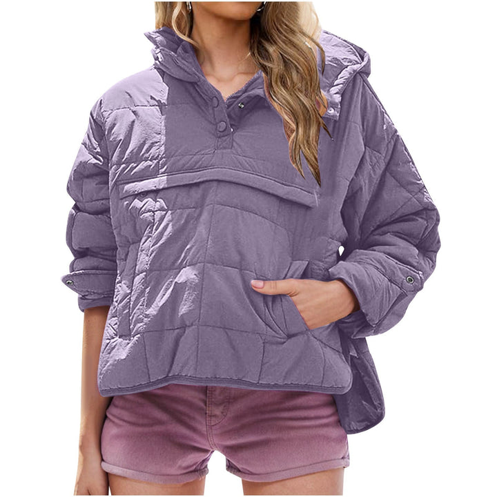 LS | Women Comfortable Quilted Hoodie Jacket