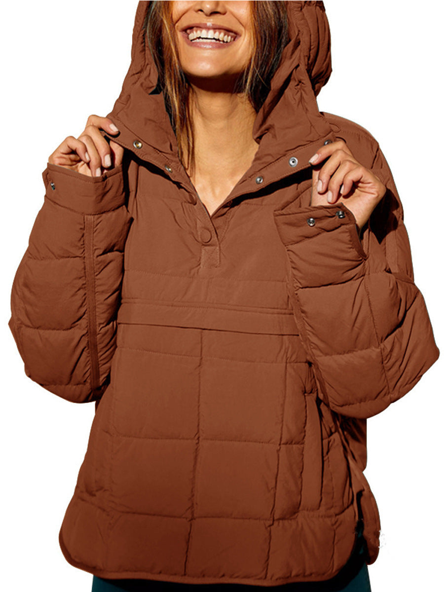 LS | Women Comfortable Quilted Hoodie Jacket