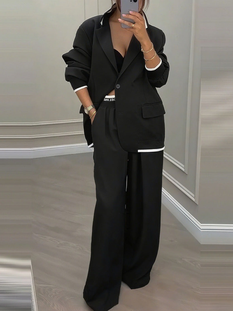 LS | Women Contemporary Blazer Pants Set
