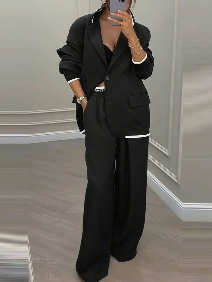 LS | Women Contemporary Blazer Pants Set