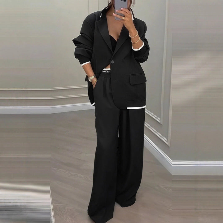 LS | Women Contemporary Blazer Pants Set