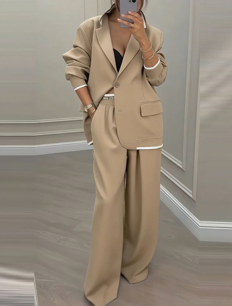 LS | Women Contemporary Blazer Pants Set
