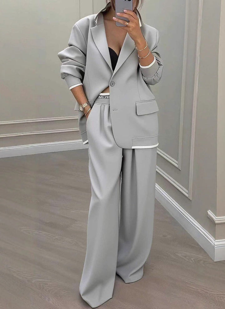 LS | Women Contemporary Blazer Pants Set