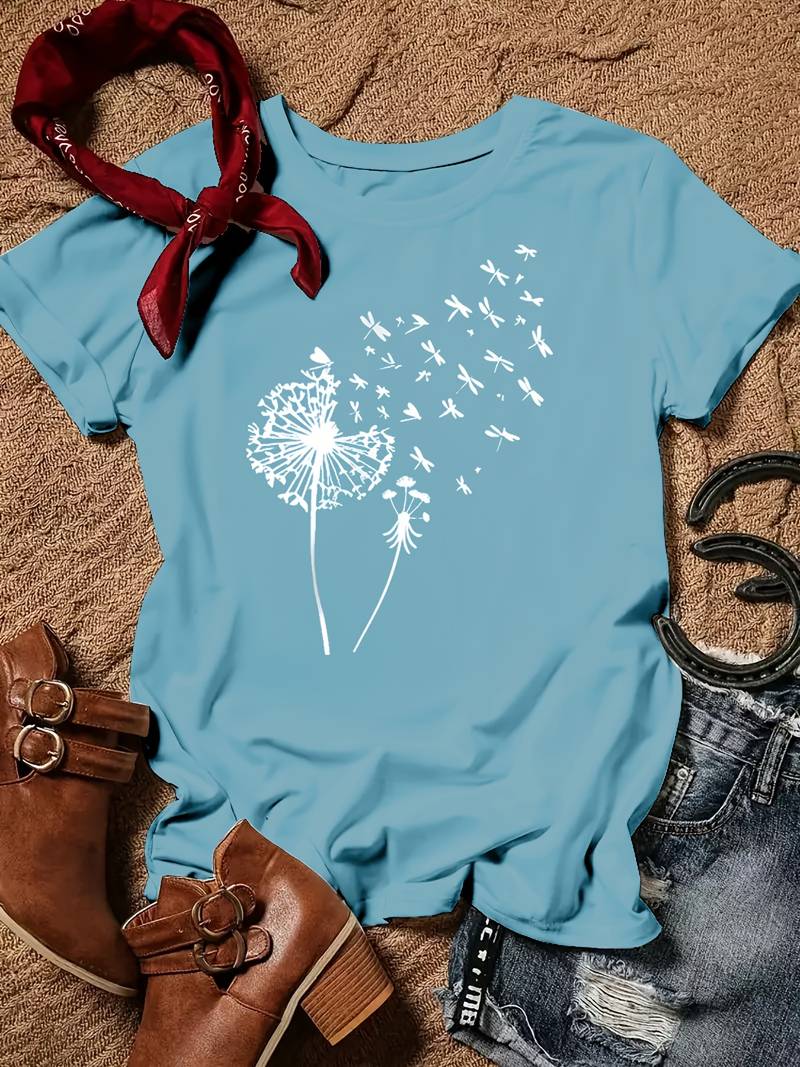 LS | Women Dandelion Print Shirt