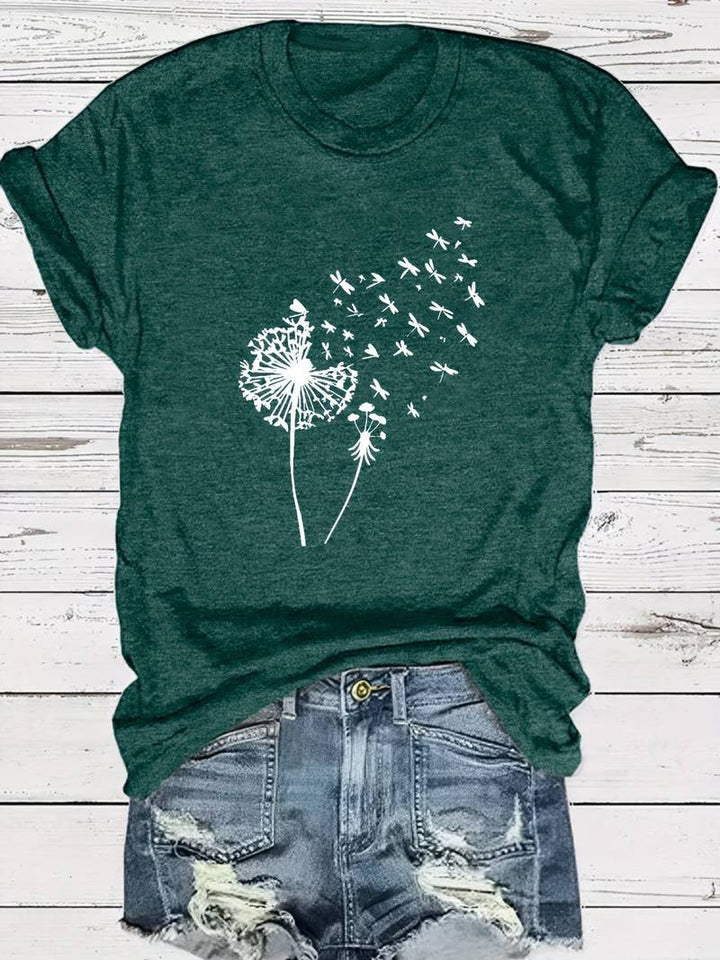LS | Women Dandelion Print Shirt