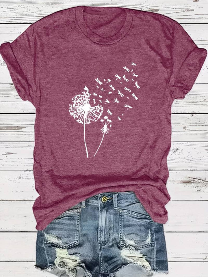 LS | Women Dandelion Print Shirt