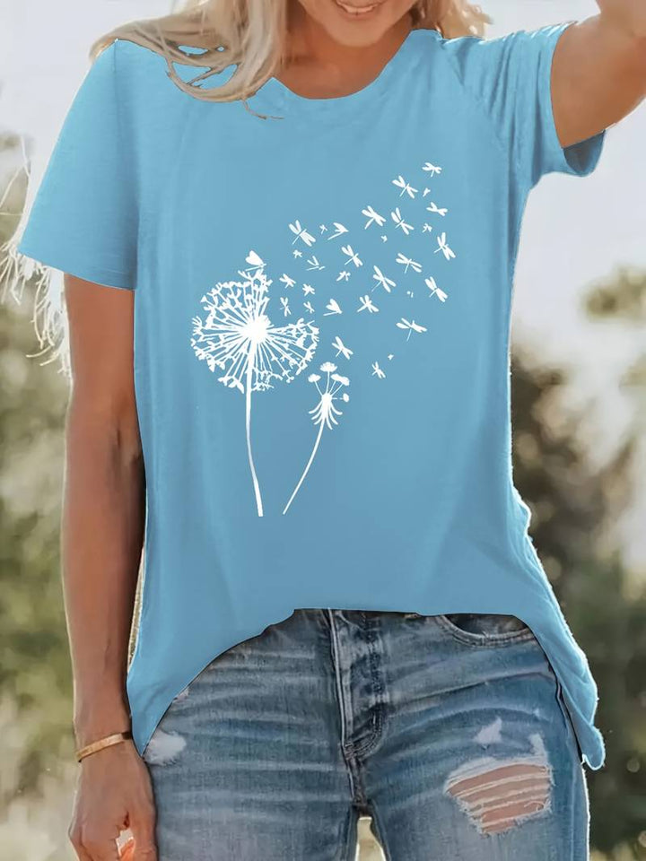 LS | Women Dandelion Print Shirt