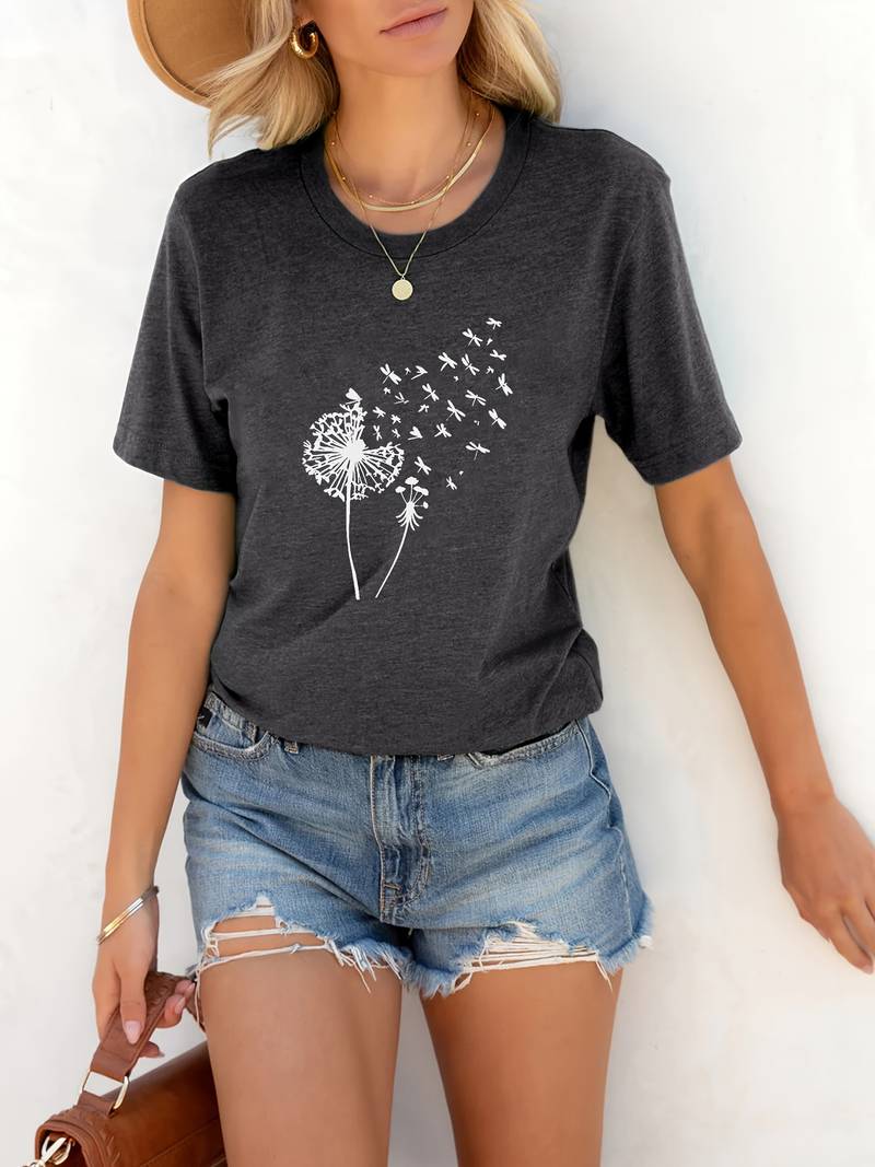 LS | Women Dandelion Print Shirt