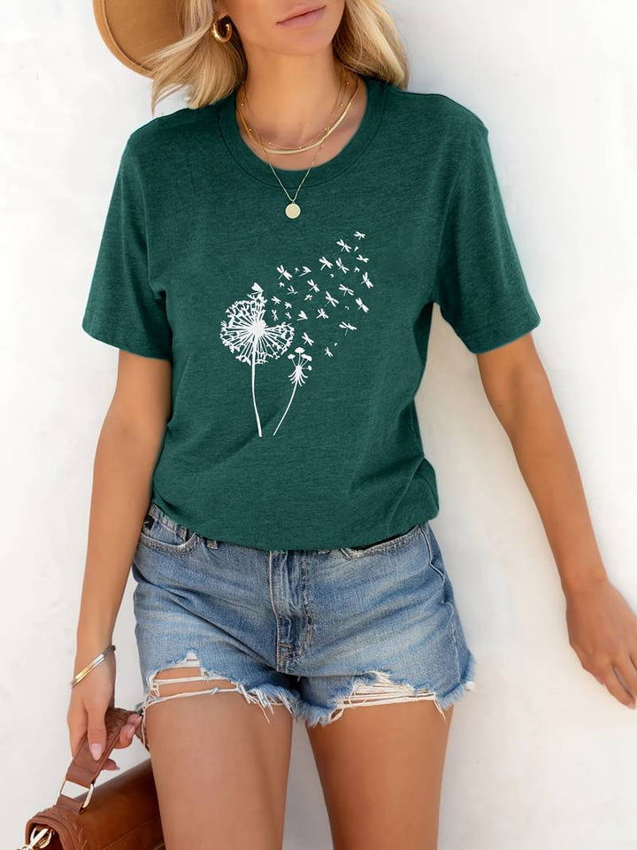 LS | Women Dandelion Print Shirt