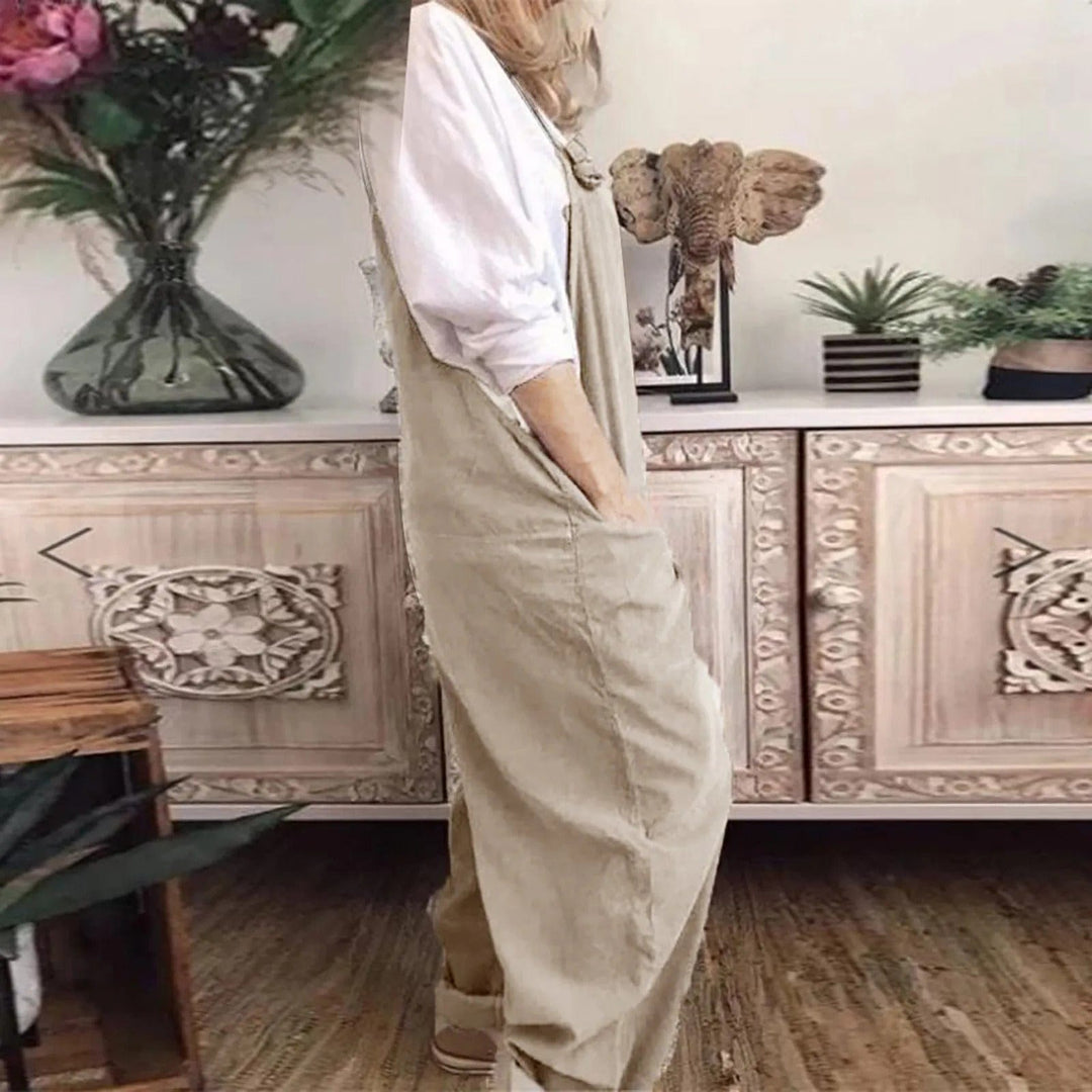LS | Women Easy Fit Overall Jumpsuit