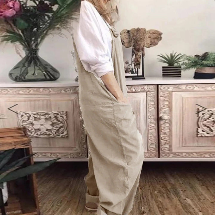 LS | Women Easy Fit Overall Jumpsuit