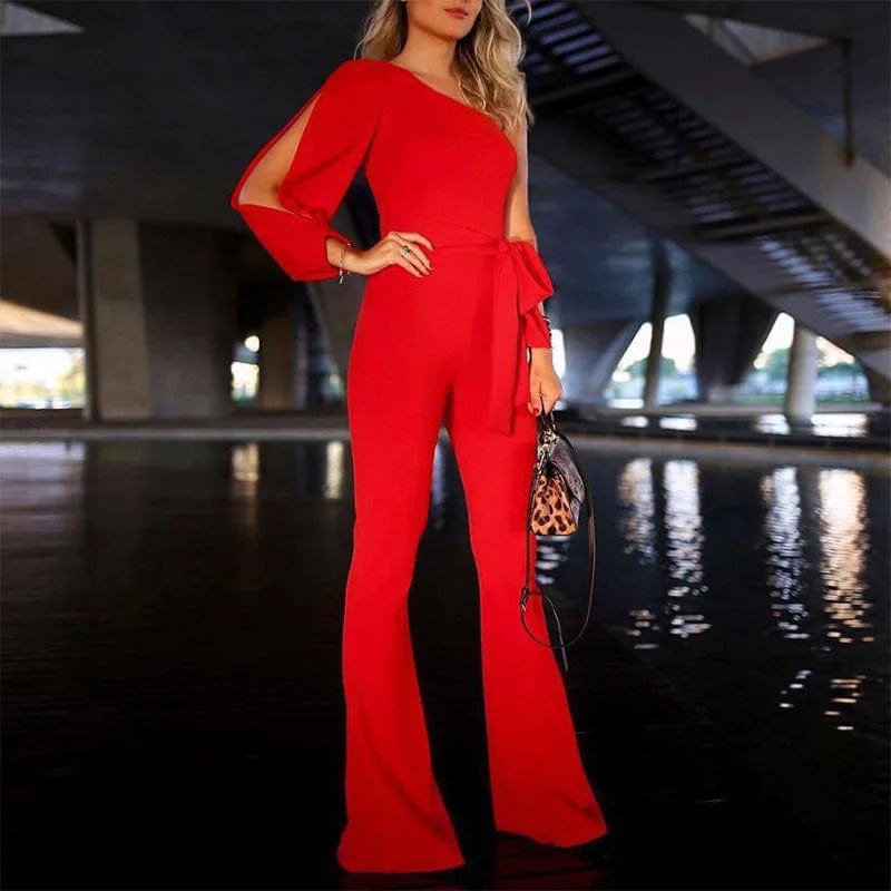 LS | Women Elegant Asymmetric Jumpsuit