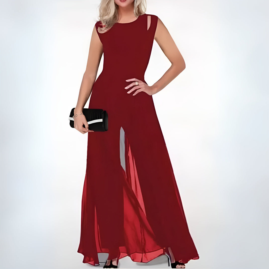 LS | Women Elegant Flow Slit Jumpsuit