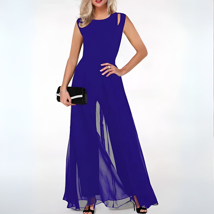 LS | Women Elegant Flow Slit Jumpsuit