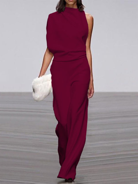LS | Women Elegant High Neck Jumpsuit