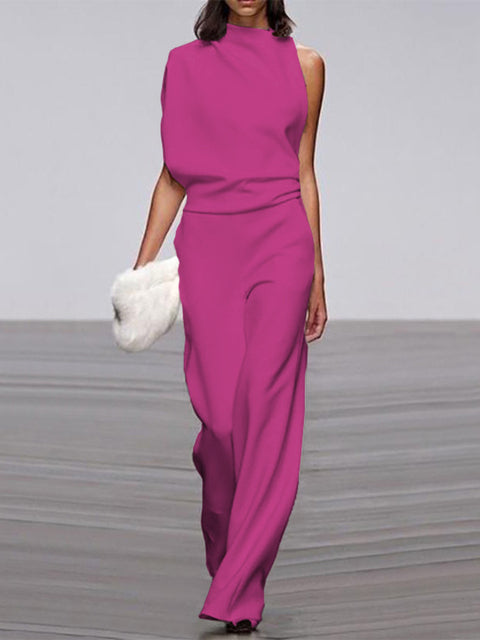 LS | Women Elegant High Neck Jumpsuit