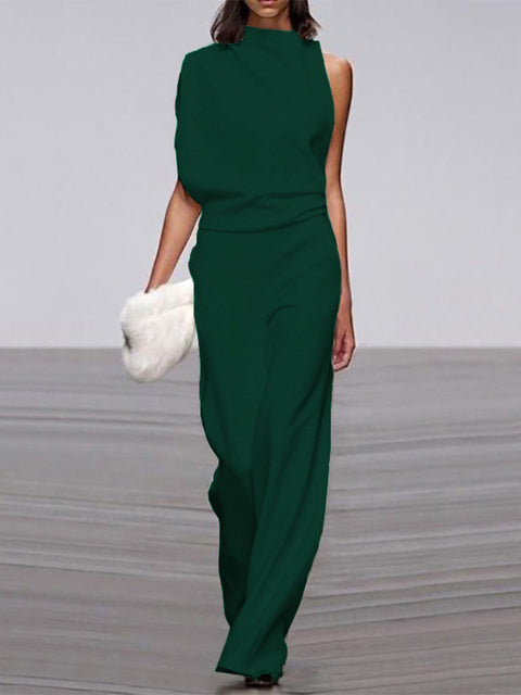 LS | Women Elegant High Neck Jumpsuit