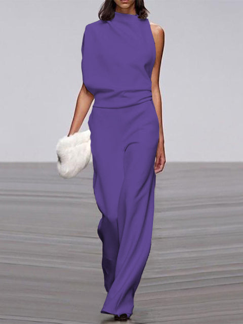 LS | Women Elegant High Neck Jumpsuit