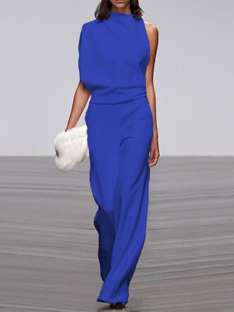 LS | Women Elegant High Neck Jumpsuit