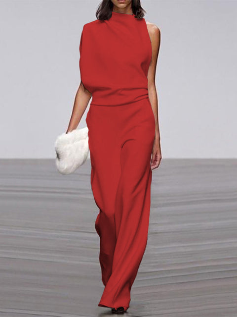 LS | Women Elegant High Neck Jumpsuit