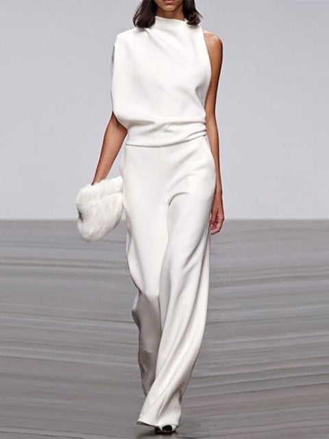 LS | Women Elegant High Neck Jumpsuit
