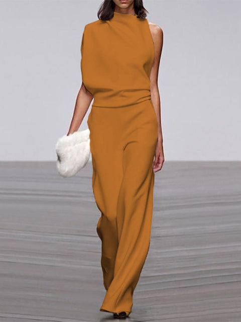 LS | Women Elegant High Neck Jumpsuit