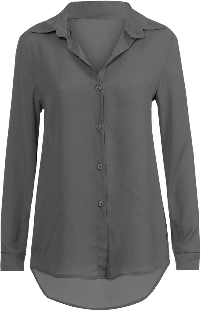 LS | Women Elegant Minimal Shirt Blouse