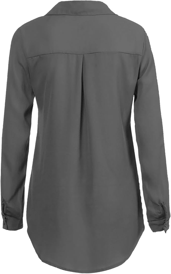 LS | Women Elegant Minimal Shirt Blouse