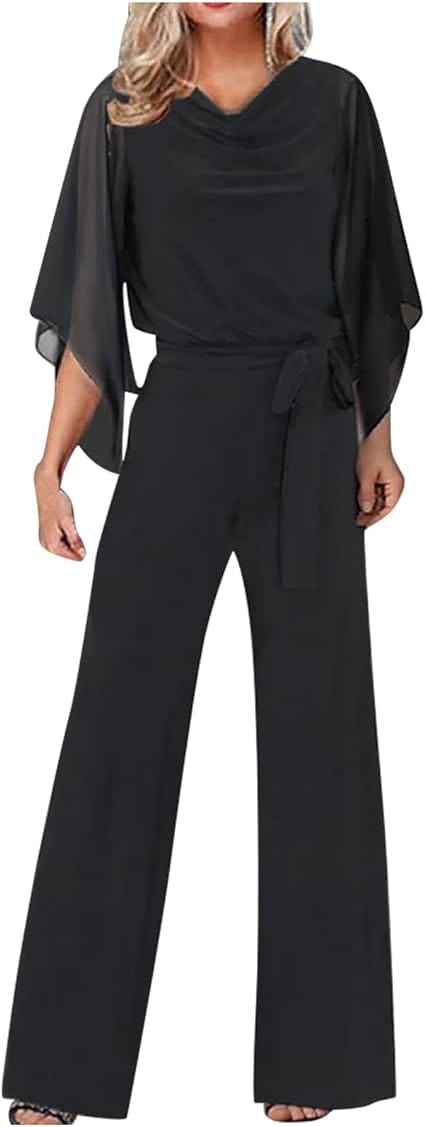 LS | Women Elegant Overlay Jumpsuit