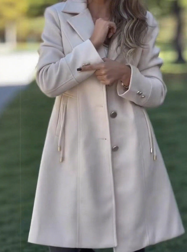 LS | Women Elegant Tailored Long Coat