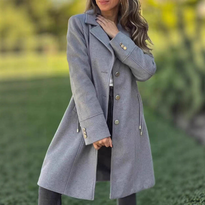 LS | Women Elegant Tailored Long Coat