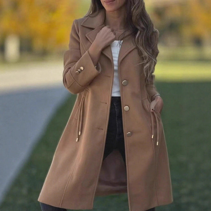 LS | Women Elegant Tailored Long Coat