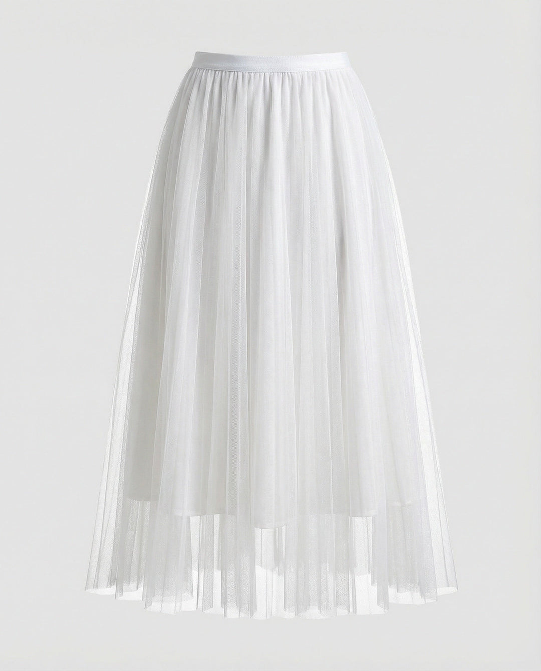 LS | Women Elegant Tulle A-Line Skirt