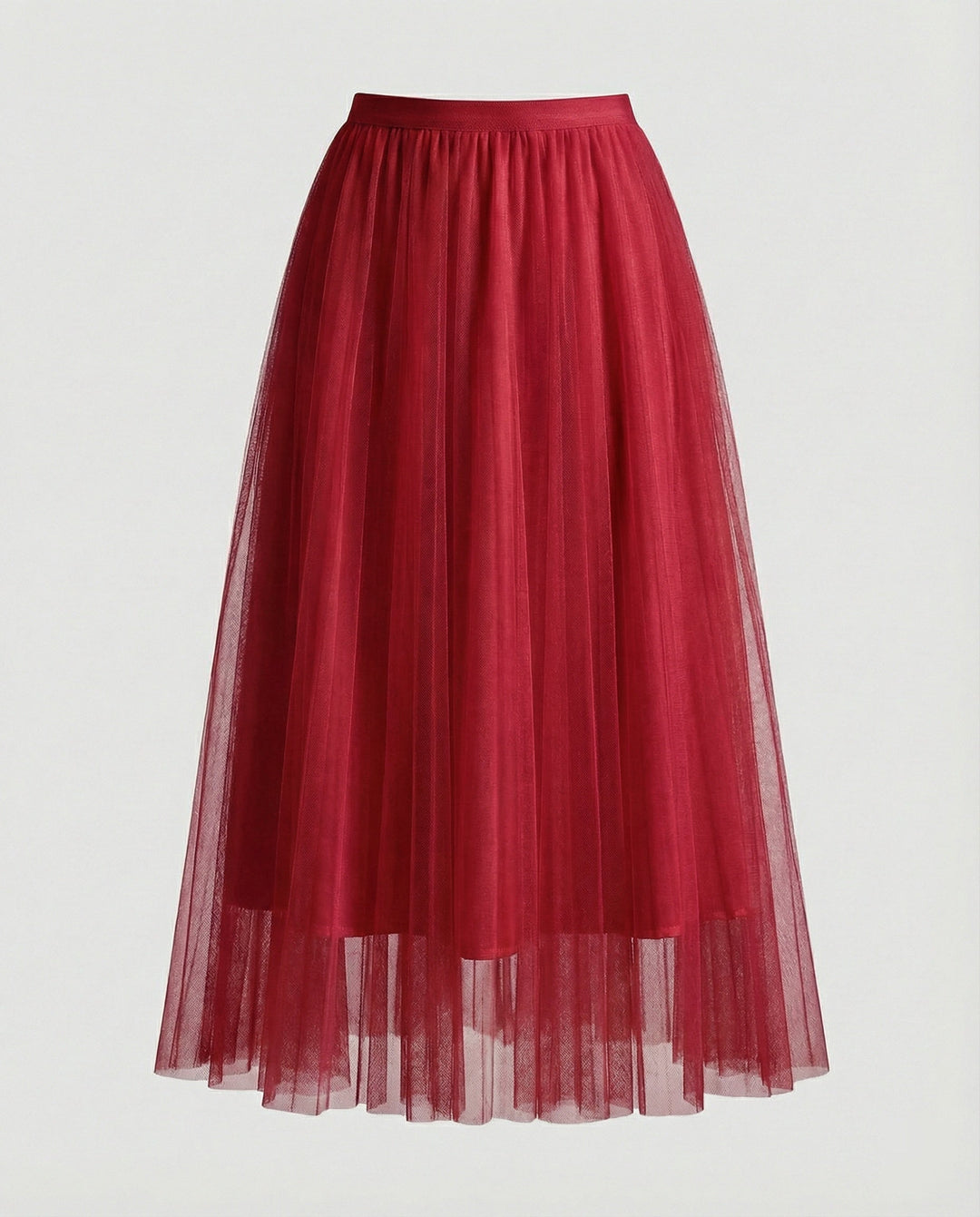 LS | Women Elegant Tulle A-Line Skirt