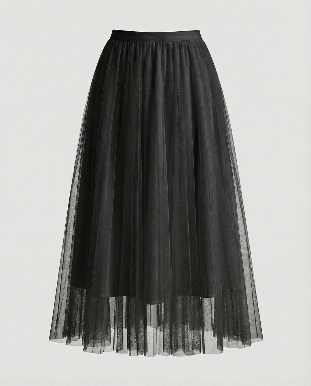 LS | Women Elegant Tulle A-Line Skirt