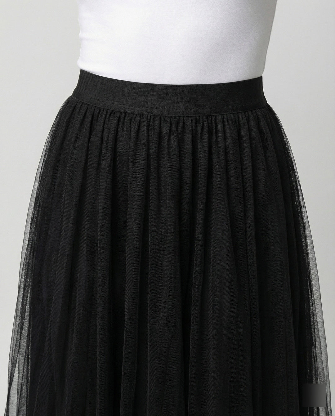 LS | Women Elegant Tulle Midi Skirt
