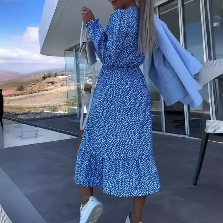 LS | Women Feminine Split Midi Dress